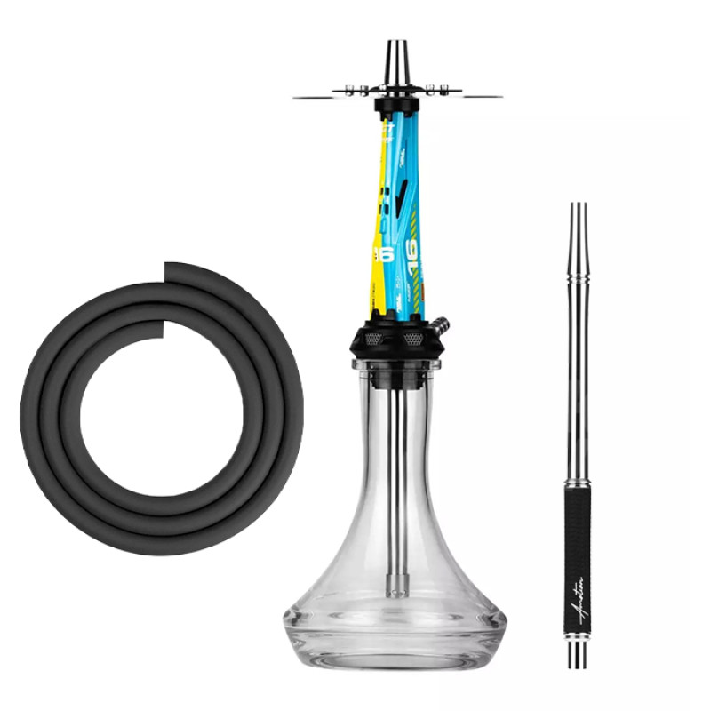 Кальян Amotion Valve X16 Blue and Yellow 52 см Кальян Amotion Valve X16 Blue and Yellow 52 см