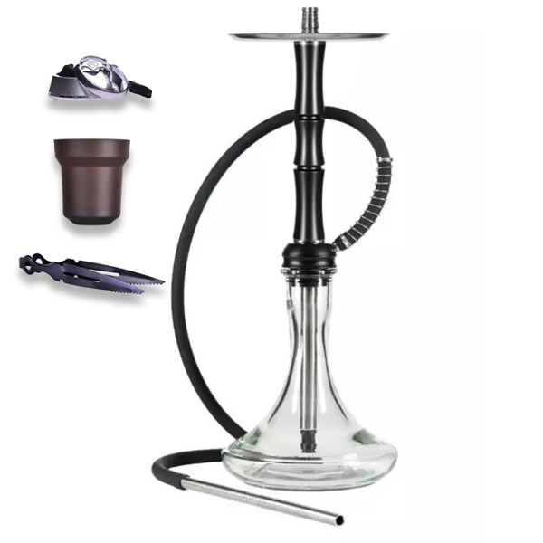 Кальян Aroma Hookah Charlie Black Full Set 63 см
