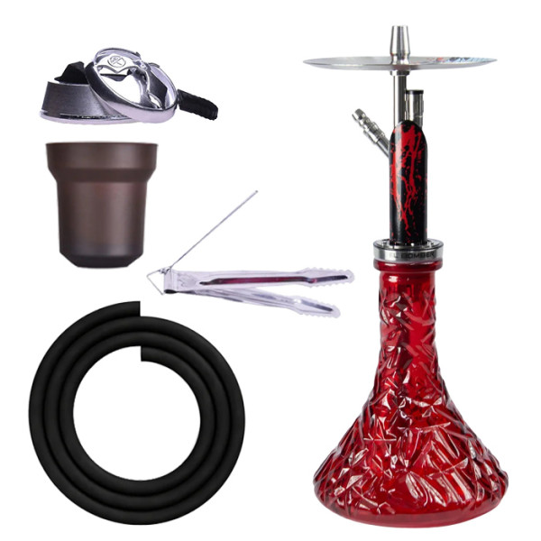 Кальян Storm Bomber Igla Red повний комплект 55 см