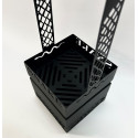 Корзина для угля Snake Hookah Black