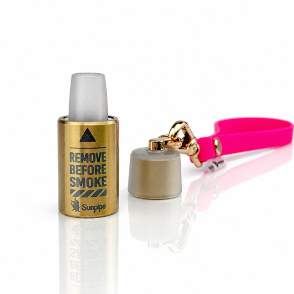 Персональный мундштук Sunpipe Gold CAPSULA Pink