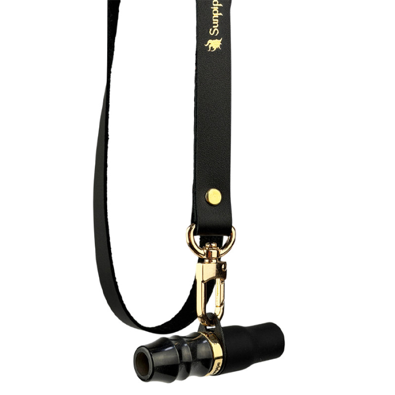 Персональный мундштук Sunpipe Premium Mini Leather Black Персональный мундштук Sunpipe Premium Mini Leather Black