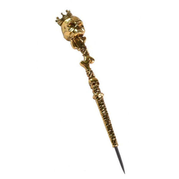 Шило Yahya Skull Gold 17,5 см