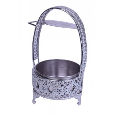 Корзина для угля Yahya Deep Mini Silver