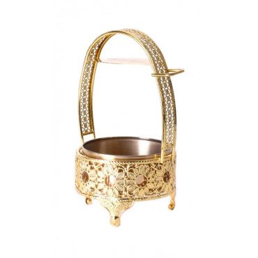 Корзина для угля Yahya Deep Gold