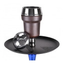 Кальян Alpha Hookah Model X Replica Blue на колбі Drop Clear Комплект 55 см