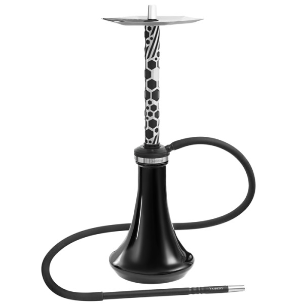 Кальян Embery MONO-H 4.0 Silver з колбою Embery Black 63 см