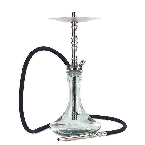 Кальян Sky Hookah Mini Silver с колбой Craft Clear 51 см