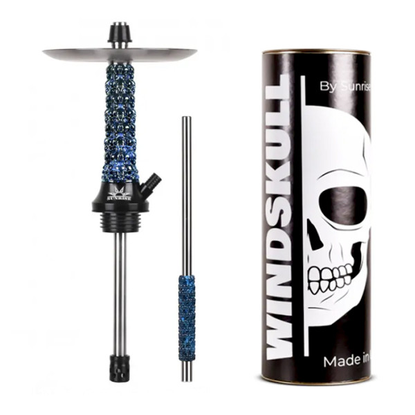 Шахта Sunrise Hookah Windskull ROCK Blue 45 см