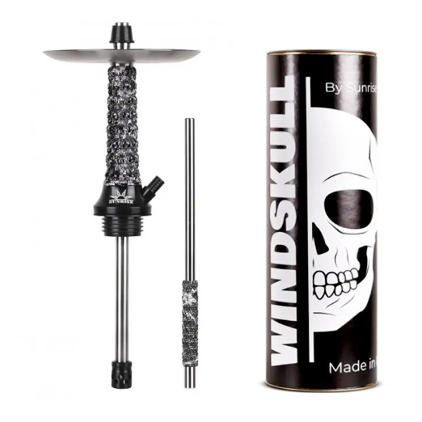 Шахта Sunrise Hookah Windskull ROCK Black 45 см