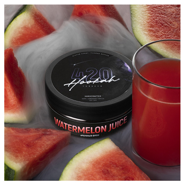 Тютюн 420 Classic Line Watermelon Juice (Кавуновий фреш) 100 г