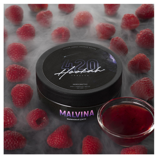 Тютюн 420 Classic Line Malvina (Малиновий джем) 100 г