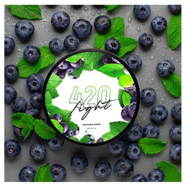 Тютюн 420 Light Чорниця М'ята 100 г