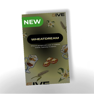 Тютюн 5IVE Hard Line Wheatdream (Злаки, Пешениця, Ваніль) 100 г