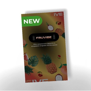 Табак 5IVE Hard Line Fruvibe (Вишня, Тропические фрукты) 100 г