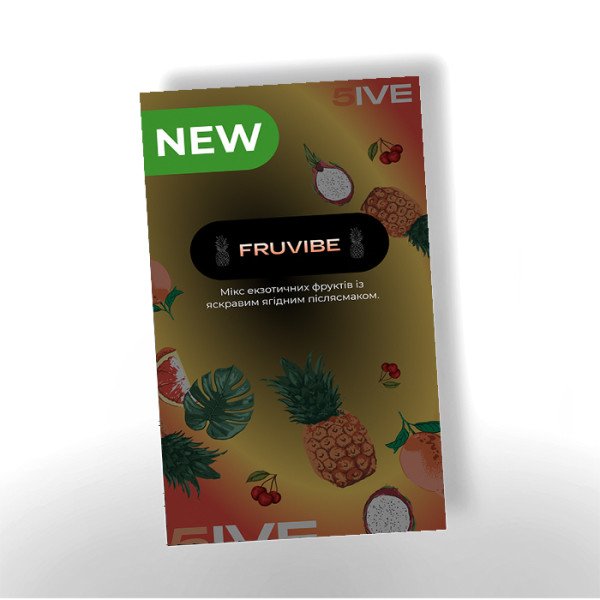 Табак 5IVE Hard Line Fruvibe (Вишня, Тропические фрукты) 100 г