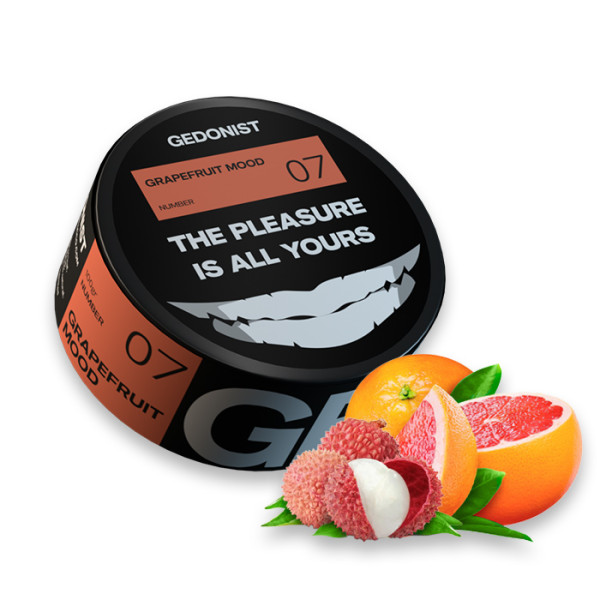 Табак Gedonist Grapefruit mood № 07 (Грейпфрут с нотками личи) 100 г