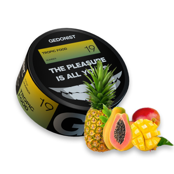 Табак Gedonist Tropic food № 19 (Микс тропических фруктов) 100 г