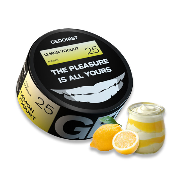Табак Gedonist Lemon Yogurt № 25 (Лимонный йогурт) 100 г