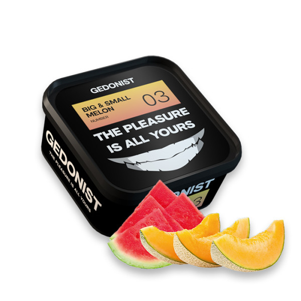 Тютюн Gedonist Big and Small Melon № 03 (Диня, Кавун) 200 г