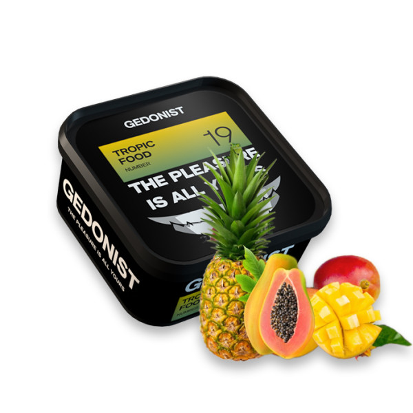 Табак Gedonist Tropic food № 19 (Микс тропических фруктов) 200 г