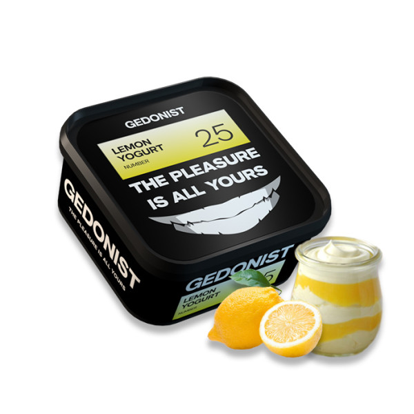 Табак Gedonist Lemon Yogurt № 25 (Лимонный йогурт) 200 г