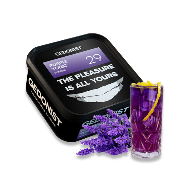 Табак Gedonist Purple tonic № 29 (Лаванда, Тоник) 200 г