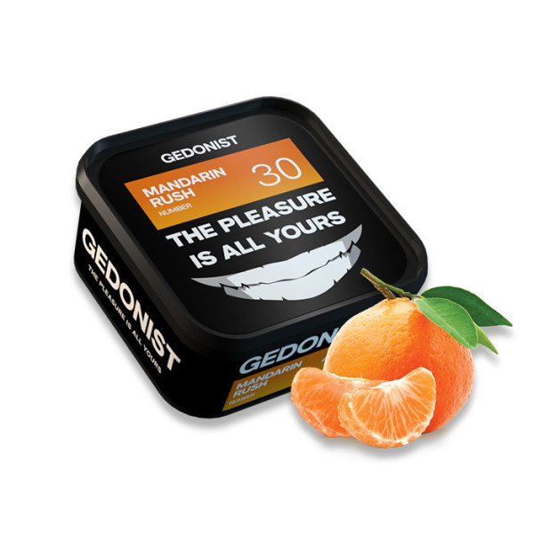 Тютюн Gedonist Mandarin Rush № 30 (Мандарин) 200 г