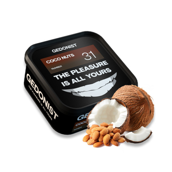 Табак Gedonist Coco Nuts № 31 (Кокос, Орех) 200 г
