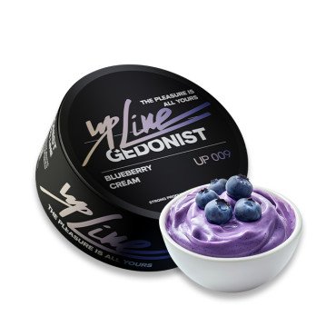 Тютюн Gedonist UPLine Blueberry Cream № 009 (Чорничний йогурт) 100 г