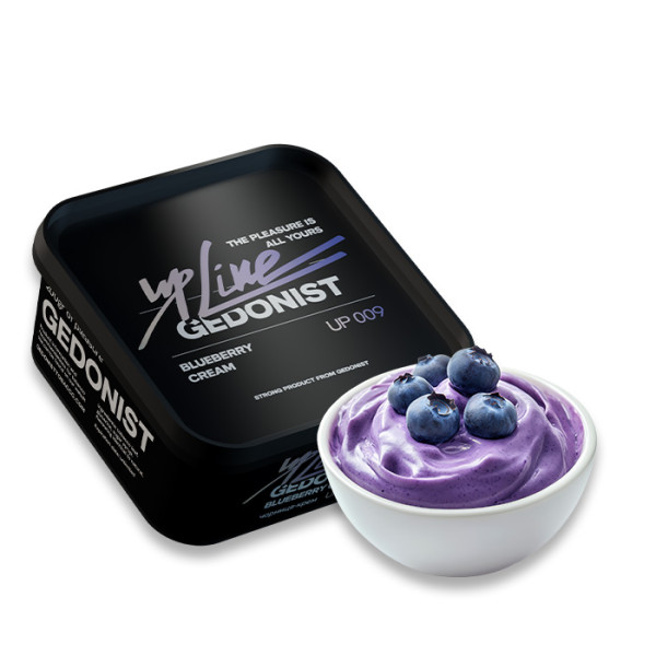 Тютюн Gedonist UPLine Blueberry Cream № 009 (Чорничний йогурт) 200 г
