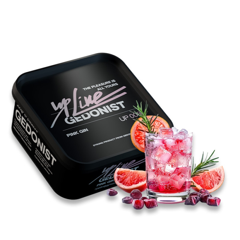 Табак Gedonist UPLine Pink Gin № 008 (Грейпфрутовий джин) 200 г
