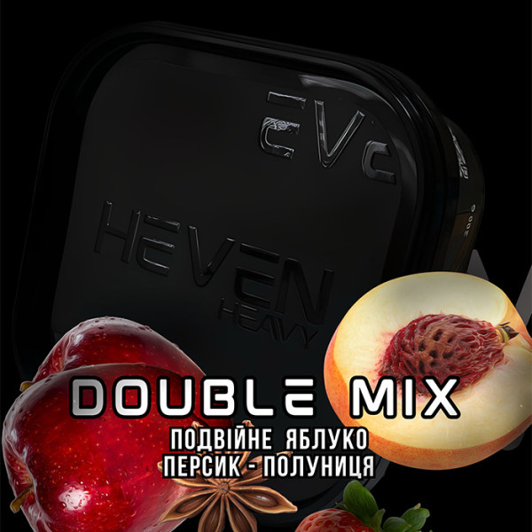 Табак Heven Double Mix (Двойное яблоко, Персик, Клубника) 200 г