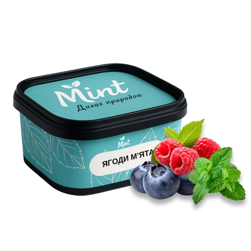 Смесь для кальяна Mint Ягоды Мята 200 г Смесь для кальяна Mint Ягоды Мята 200 г