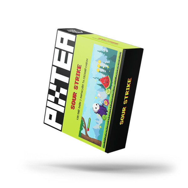 Кальянна суміш Pixtea Sour Strike (Кавун, Лайм, Маракуя) 50 г