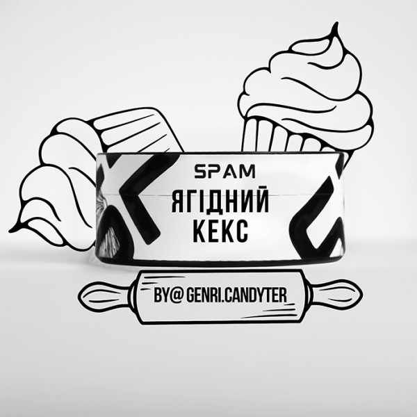 Табак Spam Ягодный кекс 100 г