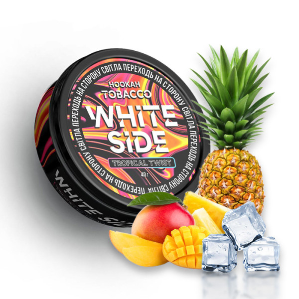 Табак White Side Shot Tropical Twist (Ананас, Лед, Манго) 40 г