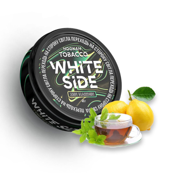 Табак White Side Shot Zen Garden (Зеленый чай, Лимон, Мята) 40 г