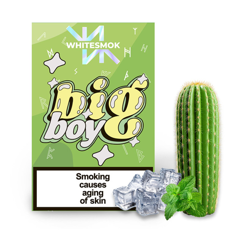 Табак WhiteSmok Big Boy (Кактус, Лед, Мята) 50 г Табак WhiteSmok Big Boy (Кактус, Лед, Мята) 50 г