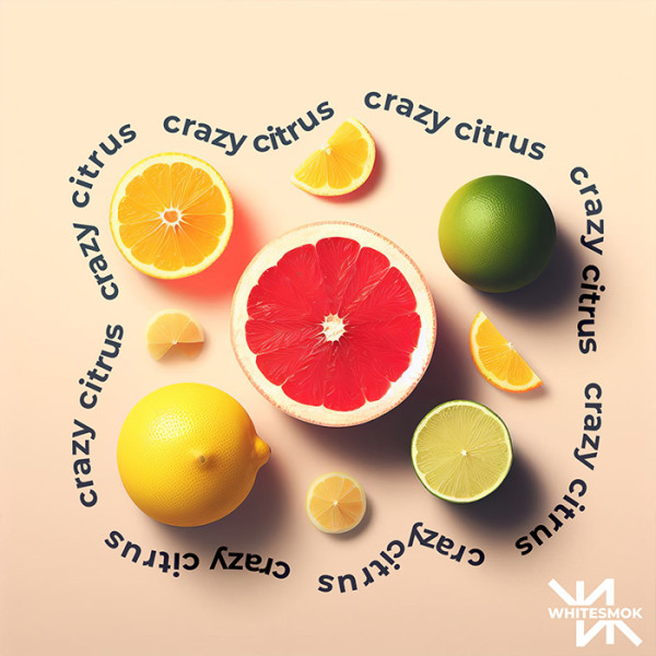 Табак WhiteSmok Crazy Citrus (Лимон, Лайм, Грейпфрут) 50 г