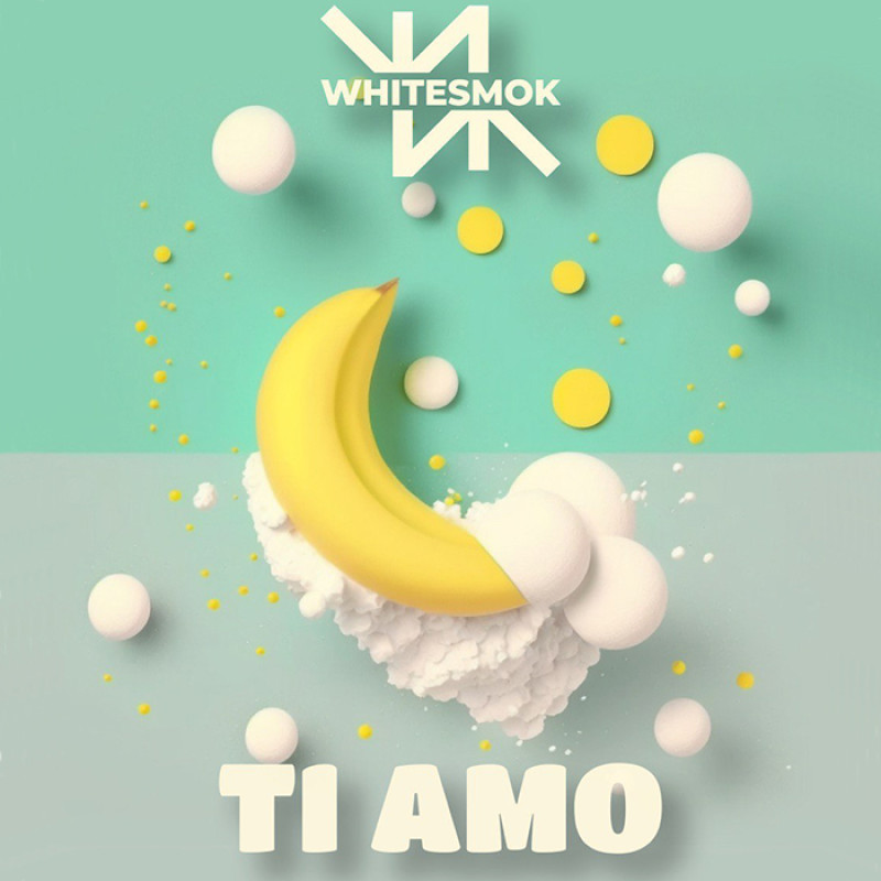 Тютюн WhiteSmok Ti Amo (Банан, М'ята) 50 г Тютюн WhiteSmok Ti Amo (Банан, М'ята) 50 г
