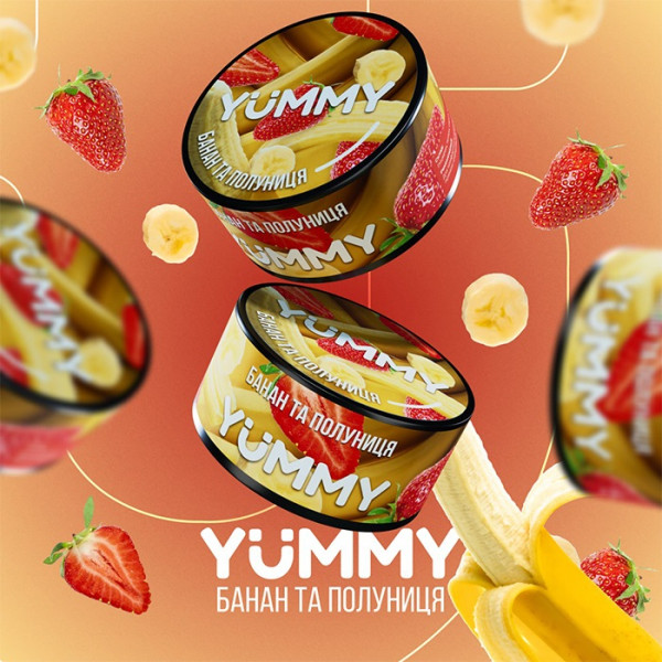 Табак Yummy Банан и клубника 100 г