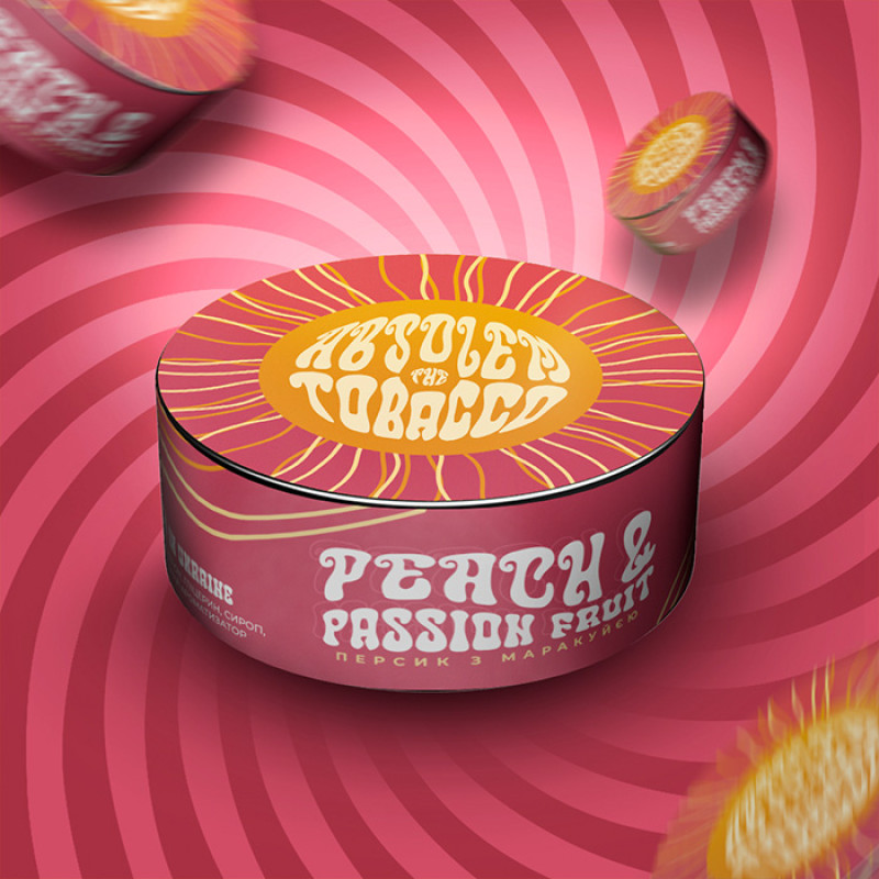 Табак Absolem Peach passion fruit (Персик, Маракуйя) 100 г Табак Absolem Peach passion fruit (Персик, Маракуйя) 100 г