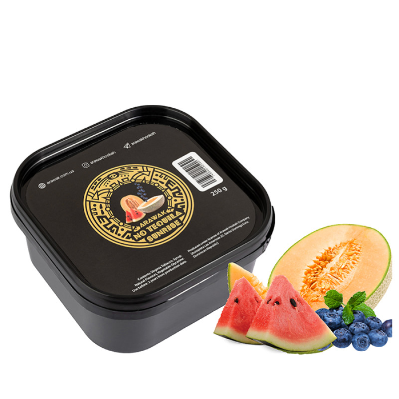 Табак Arawak Light No tequila sunrise (Дыня, Арбуз, Черника) 200 г