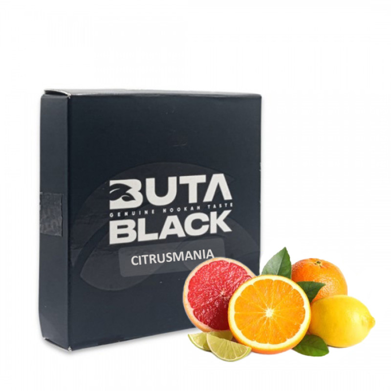 Табак Buta Black Line Citrusmania (Апельсин, Грейпфрут, Лайм, Лимон) 100 г