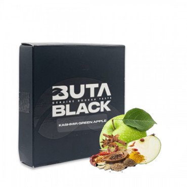 Тютюн Buta Black Line Kashmir Green Apple (Прянощі, Яблуко) 100 г