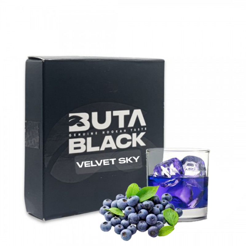 Табак Buta Black Line Velvet Sky (Ликер, Черника) 100 г Табак Buta Black Line Velvet Sky (Ликер, Черника) 100 г