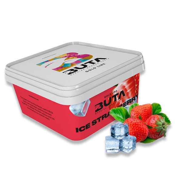 Табак Buta Gold Line Ice Strawberry (Клубника, Лед) 250 г