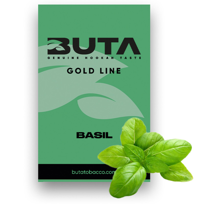 Тютюн Buta Gold Line Basil (Базилік) 50 г Тютюн Buta Gold Line Basil (Базилік) 50 г
