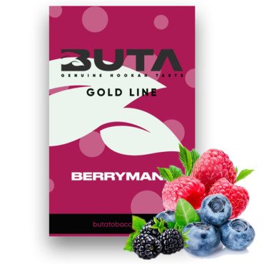 Тютюн Buta Gold Line Berrymania (Ожина, Малина, Чорниця) 50 г Тютюн Buta Gold Line Berrymania (Ожина, Малина, Чорниця) 50 г